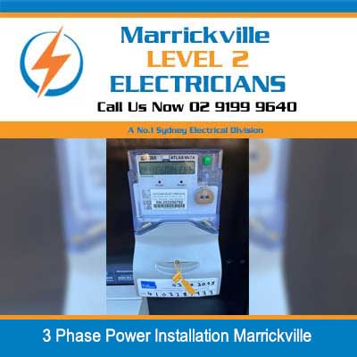 3 phase power meter installation in Marrickville